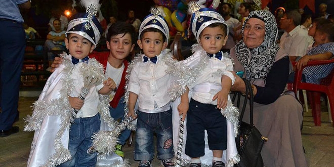 Cumhurbaşkanı'nın ismini taşıyan üçüzler sünnet oldu