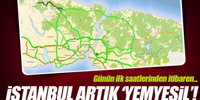 İstanbul 3. köprü ile 'yemyeşil'!