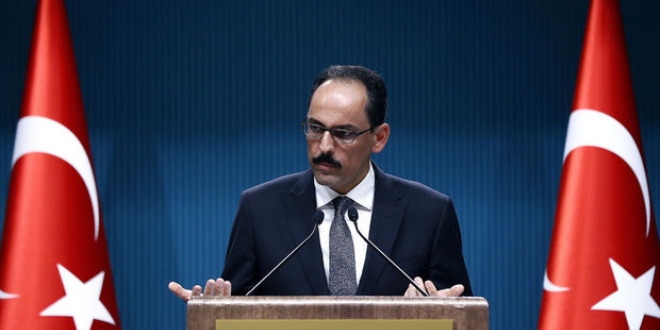 Kalın: YPG miti tamamen çöktü