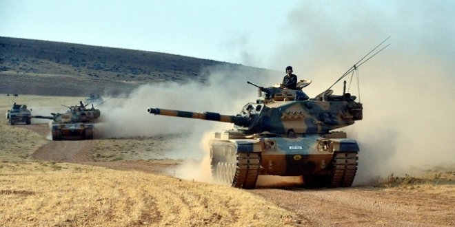 Cerablusta Tank'a roketli saldırı: 3 asker yaralandı