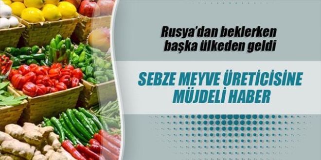 Türk sebzesine Hac talebi