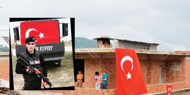 Şehit Harun Maytalman'ın yarım kalan evi tamamlanıyor