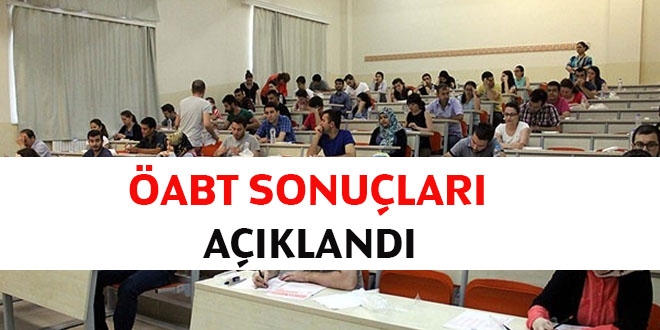 ÖABT sonuçları açıklandı
