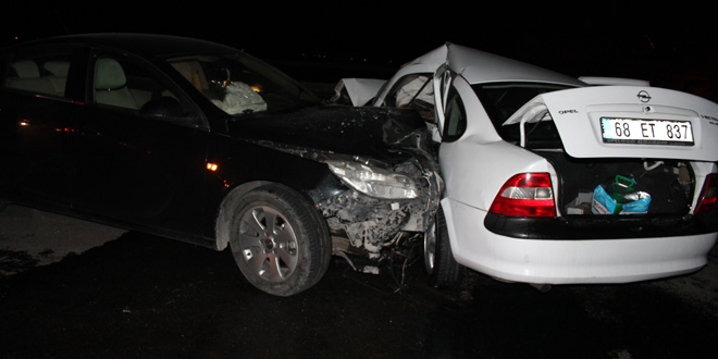 Aksaray'da zincirleme trafik kazas: 6 yaral