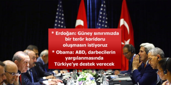 Erdoğan: Güneyimizde terör koridoru istemiyoruz