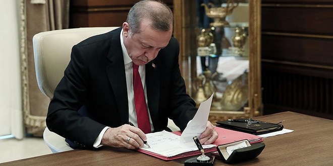 Cumhurbakan Erdoan'dan kanun onay