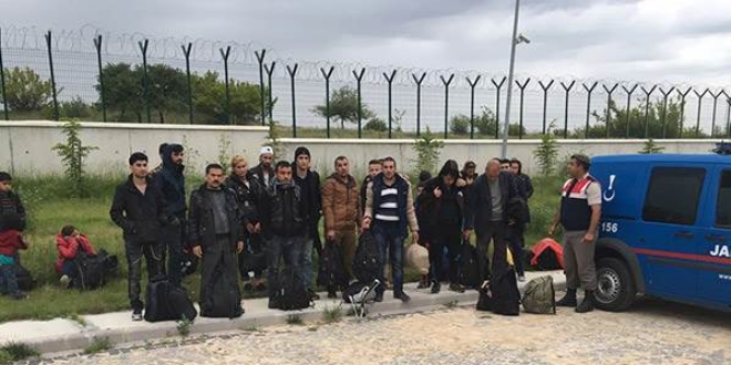Mula'da Yunanistan adasna gemeye alan 14 kii yakaland