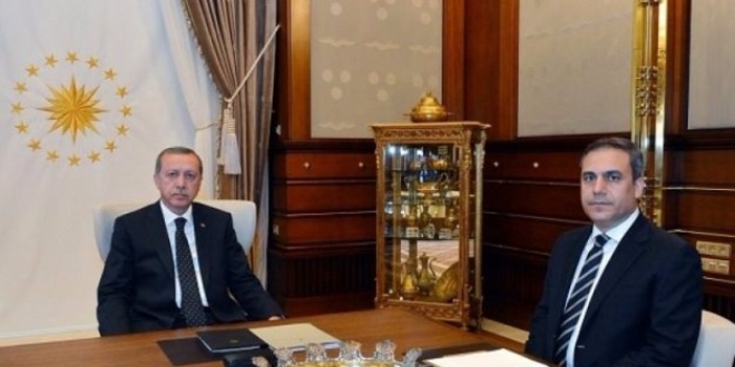 Erdoğan, MİT Müsteşarı Fidan'ı kabul etti