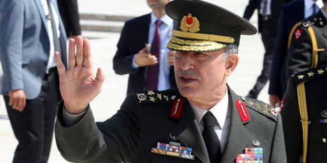 Genelkurmay Bakan Orgeneral Akar'dan taziye mesaj