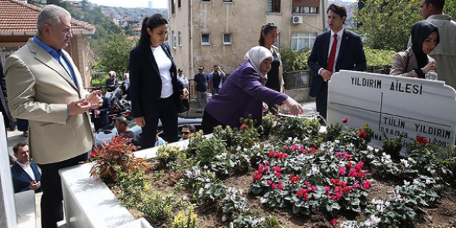 Başbakan Yıldırım'dan kabir ziyareti