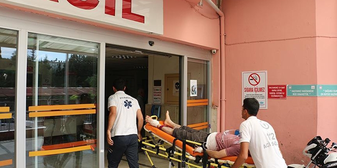 2 bin 35 acemi kasap hastanelere başvurdu