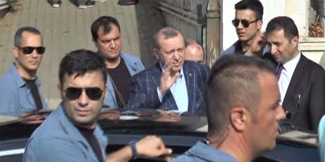 Cumhurbaşkanı Erdoğan'dan bayram ziyareti