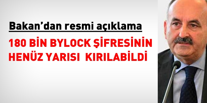 180 bin Bylock şifresinin henüz yarısı kırılabildi