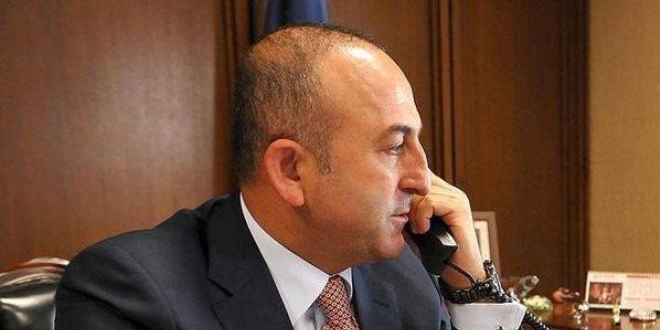 Çavuşoğlu, Kerry ile telefonda görüştü