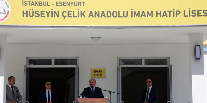 Hüseyin Çelik Anadolu İmam Hatip Lisesi hizmete açıldı