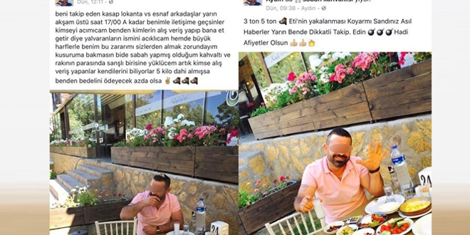 Aydın'da bir kişi domuz eti sattığı firmaları ifşa etti
