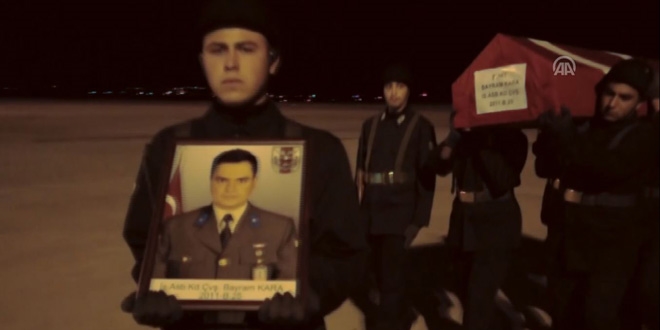 Şehit Astsubay Kara'nın naaşı Kırşehir'e getirildi