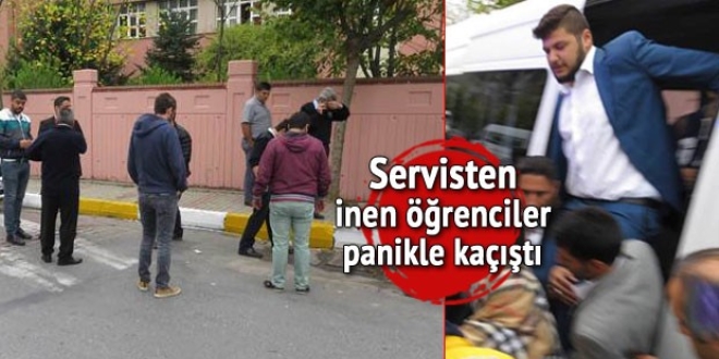 Okul önünde servisçi hesaplaşması: Kurşun yağdırdılar