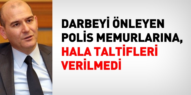Hani, darbeyi önleyen polislere taltif verilecekti!