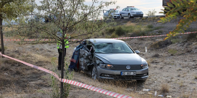 Konya Belediye Meclis yesi kaza yapt: 1 l