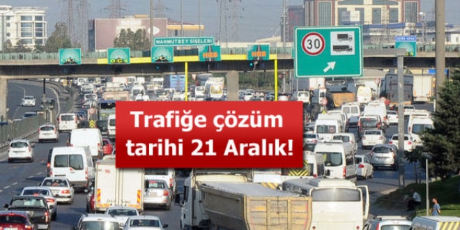 Mahmutbey gişelerine serbest geçiş sistemi