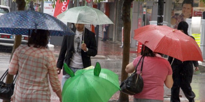 Meteoroloji'den iki bölge için için yağış uyarısı