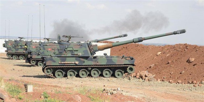 TSK: 82 DAEŞ hedefine 346 atış yapıldı