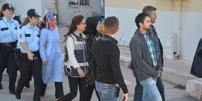 Karaman'da 4 salk alan tutukland