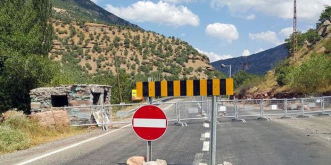 Tunceli'de PKK'l terristler ara gaspetti