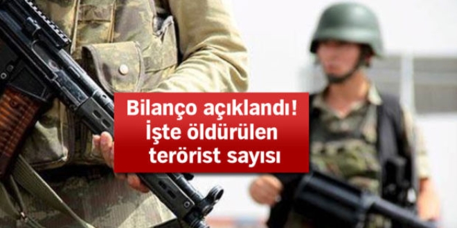 Terr rgt PKK'ya bir ayda ar darbe