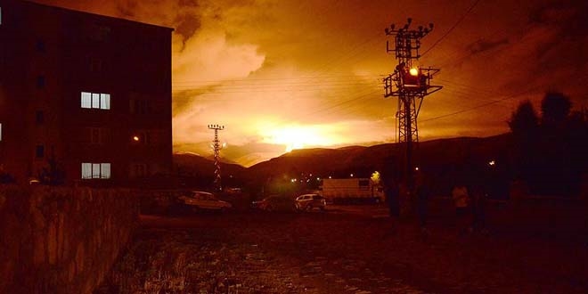 Siirt'te doalgaz hattna sabotaj dzenlendi