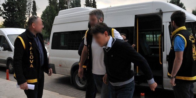 Yalova'da adliyeye sevk edilen 3 kişi tutuklandı