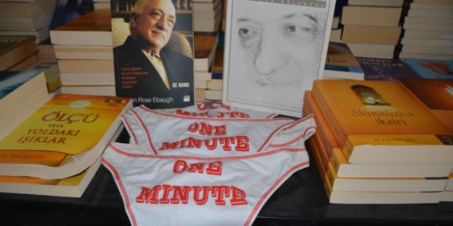 FETÖ'nün deposunda 'One Minute' yazılı iç çamaşırlar