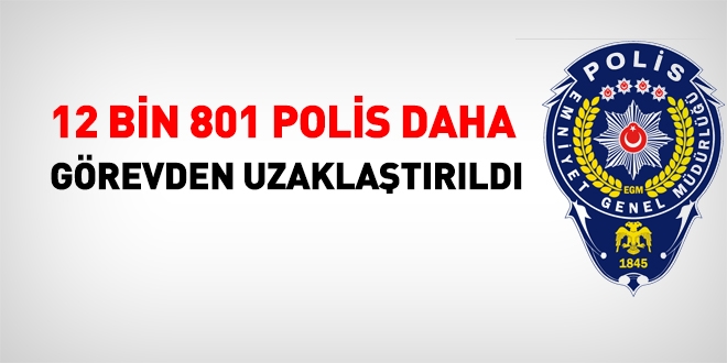 FETÖ soruşturmasında 12 bin polis açığa alındı