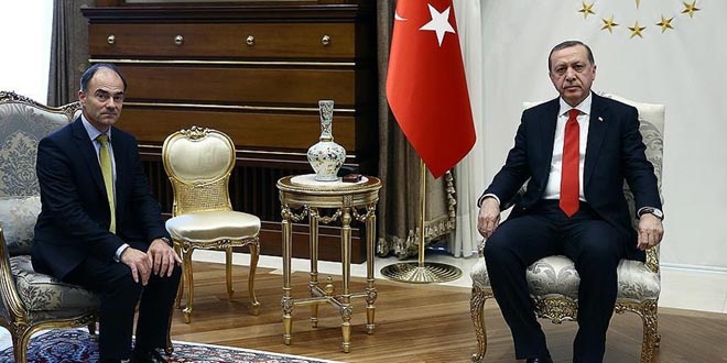 Erdoğan, Rolls-Royce CEO'su East'i kabul etti