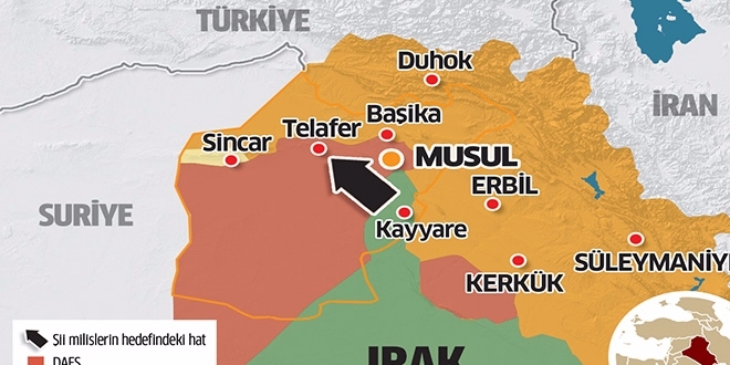 ABD'ye Musul için 5 mesaj