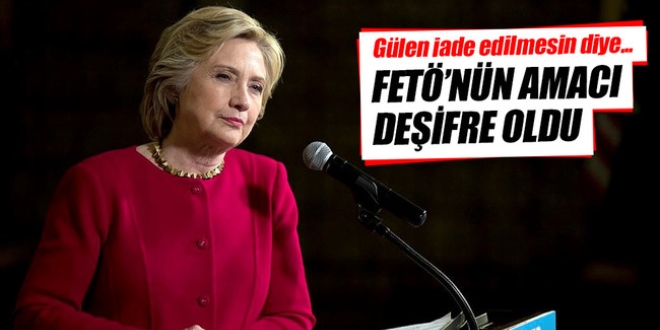 Himmet paraları 'Hillary Clinton'a gitti