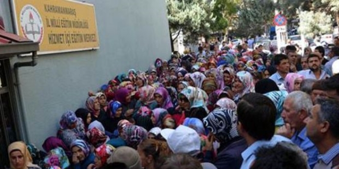 Kahramanmaraş'ta 579 kişilik geçici işe rekor başvuru