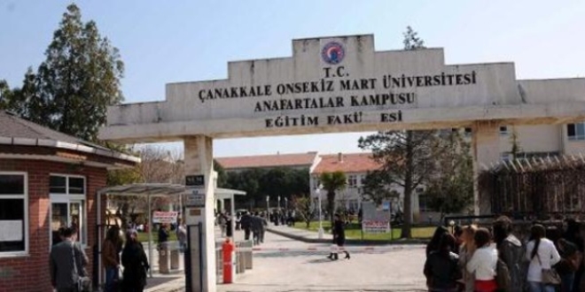 Çanakkale'de ÇOMÜ'de 52 idari personelin kurum ile ilişiği kesildi