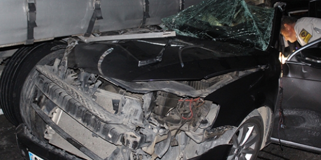 Afyonkarahisar'da trafik kazası: 1 ölü, 2 yaralı