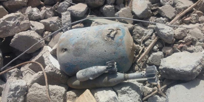 Nusaybin'de tuzaklanan patlayıcılar imha edildi