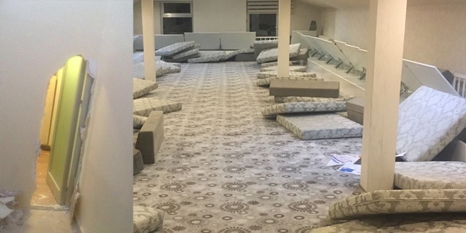 Bakanlığa devredilen iki okulda gizli oda bulundu