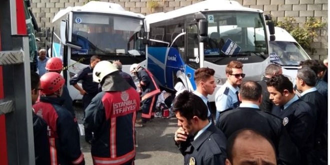 Otogarda inanılmaz kaza; 1 ölü 2 yaralı