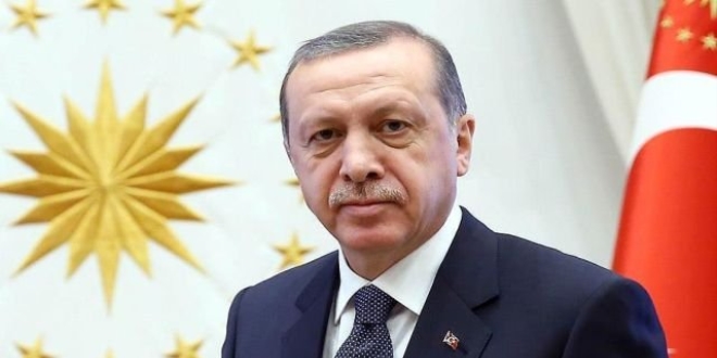 Erdoan'dan ehit den asker ailelerine taziye telgraf