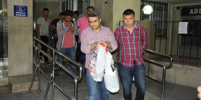 Adana'da 6'sı adliye personeli, 7 kişi tutuklandı