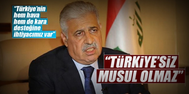 'Türkiye'siz Musul olmaz'