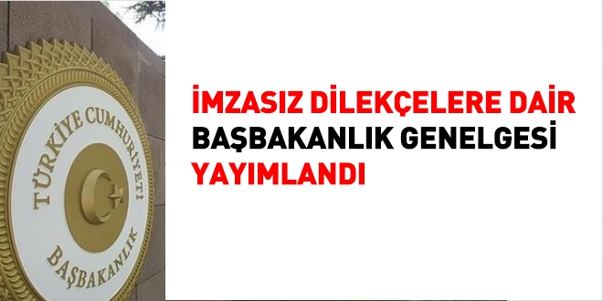 İmzasız dilekçeler işleme alınmayacak