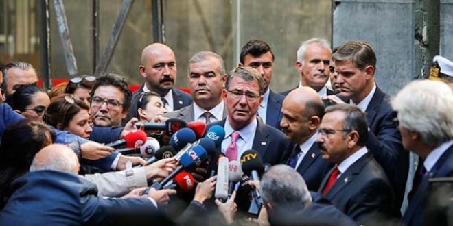 Carter: Türkiye'nin DEAŞ'a karşı operasyonlara katılmasını istiyoruz