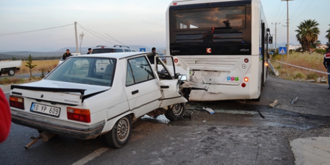 Balkesir'de trafik kazas: 1 l, 1 yaral