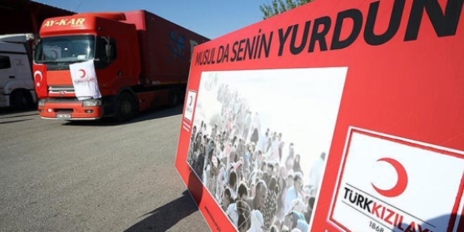 Trk Kzlay'ndan 'Musul da Senin Yurdun' yardm kampanyas